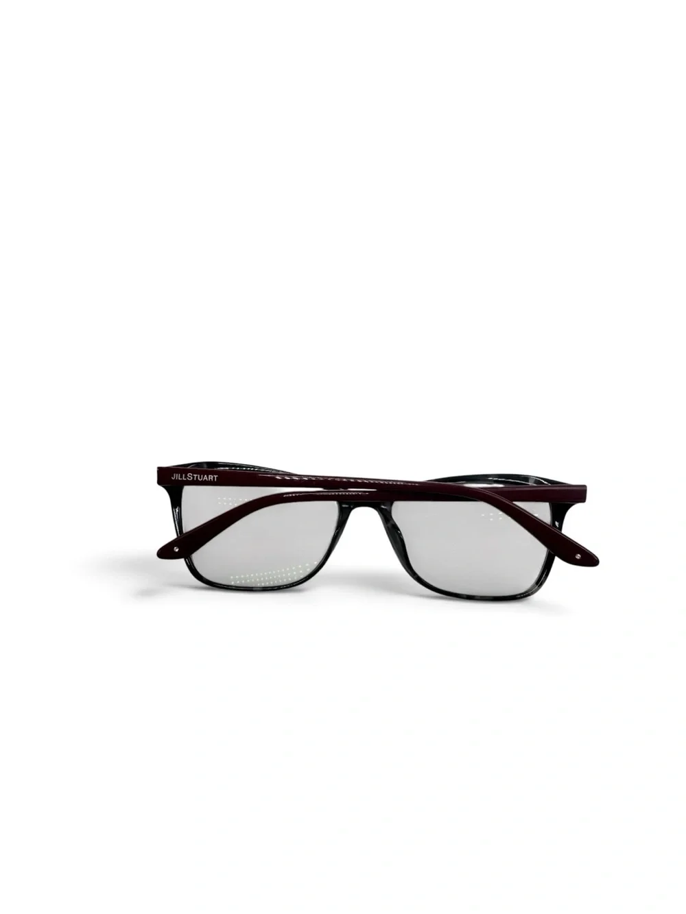 Jill Stuart JS 416-2 Women’s Eyeglasses 53-16-135 Gray Tortoise Burgundy w Case